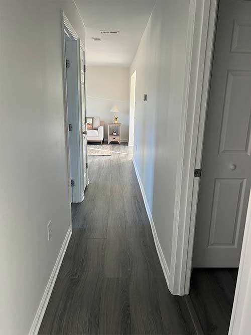 After repair by downsizing VA - Hallway